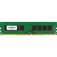 Crucial - DDR4 - 8 GB : 2 x 4 GB - DIMM 288-PIN - 2400 MHz / PC4-19200 - CL17 - 1.2 V - ungepuffert - nicht-ECC (CT2K4G4DFS824A)
