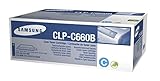Samsung CLP-C660B/ELS Original Toner (Hohe Reichweite, Kompatibel mit: CLP-610/CLP-660/CLX-6200/6210/6240 Series) cyan