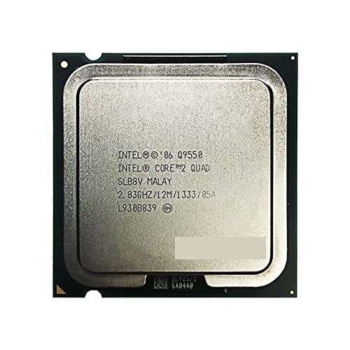 MovoLs Quad-Core-CPU-Prozessor, kompatibel mit 2 Quad Q9550 2,8 GHz 12M 95W 1333 LGA 775 Verbessern Sie die Laufgeschwindigkeit des Compute