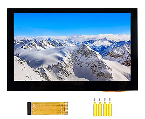4.3 Zoll DSI LCD Touch Display für Raspberry Pi 4B/3B+/3A+/3B/2B/B+/A+ 800×480 IPS Bildschirm Kapazitiven Touchscreen Monitor MIPI-DSI-Schnittstelle