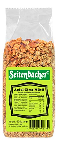 Seitenbacher Müsli Apfel-Zimt, 9er Pack (9 x 500 g Packung)