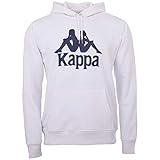 Kappa Herren Taino Sweatshirt Authentic | Kapuzenpulli, Retro-Look Hoodie, Pullover Sweater Long-Shirt, Regular fit, 18M grey melange, Größe XL