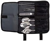 Mercer Culinary M35149 Professional Chef Plating Kit, 8 Piece, Stainless Steel, Black by Mercer Culinary