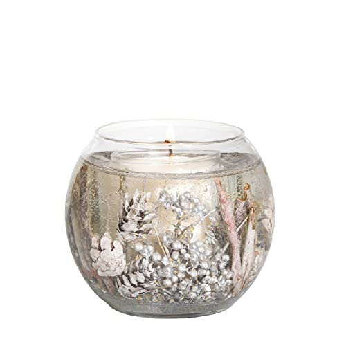 Stoneglow Candles Seasonal Collection Gel-Kerze, Duft: Weißer Kaschmir und Birne, in Fischschale
