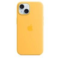 Apple iPhone 15 Silikon Case mit MagSafe - Sonnenlicht