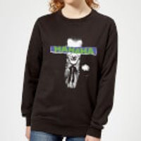 DC Comics Batman Joker The Greatest Stories Women's Sweatshirt in Black - S - Schwarz