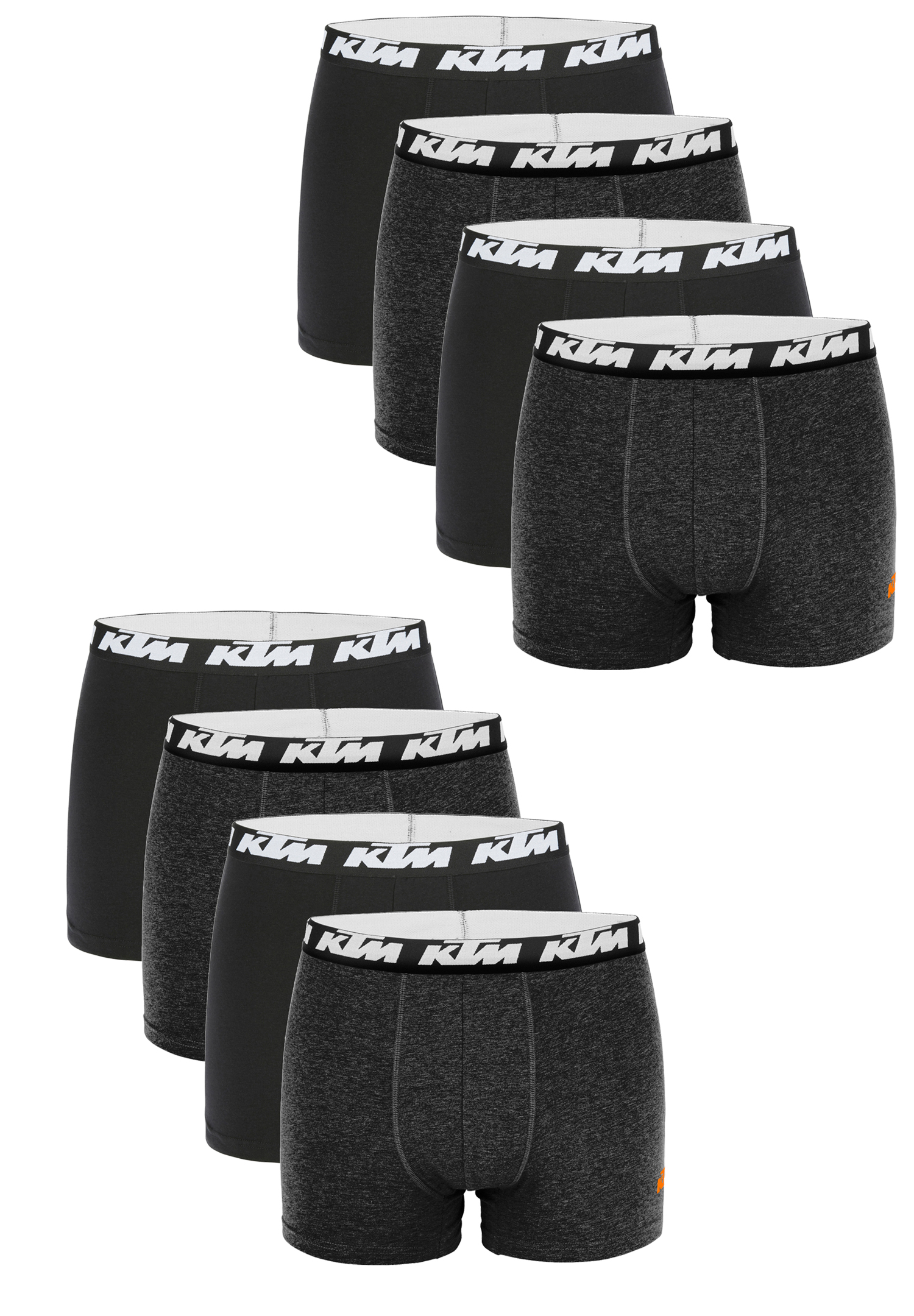 KTM by FREEGUN Boxershorts für Herren Unterwäsche Pant Men´s Boxer 8 er Pack