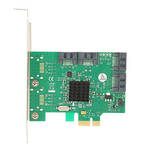 Festplatten Erweiterungskarte Kompatibel mit SATA 6G-, 3G- und 1,5G-Festplatten, Tragbares Computerzubehör 6Gbit/s 2,0 Kanal Erweiterungskarte, Einfache Installation.