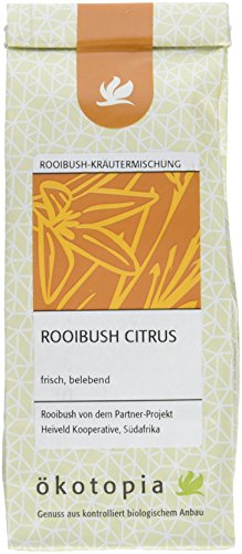 Ökotopia Roibusch-Kräutermischung Tee Rooibush Citrus, 5er Pack (5 x 100 g)