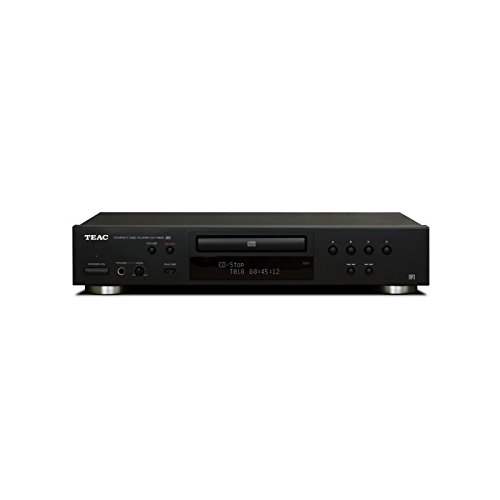 Teac CD-P650-B Professioneller HiFi separater kompakter CD-Player mit IR-Fernbedienung – Schwarz – ideal als Musik-Player (MOH)