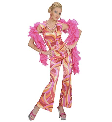 Partypackage Erwachsene 70er Jahre Fever Jumpsuit Pink/Grün/Blau Kostüm 60er Jahre Fasching Groß 106,7-112 cm Brustumfang