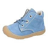 RICOSTA Unisex Stiefel CORY, Baby und Kleinkinder Lauflernschuhe, Weite: Mittel, lose Einlage, terracare, leder, schnürstiefel, jeans (140), 22 EU