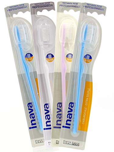 Inava Surgical Toothbrush 15/100,brushes by Inava 4pcs