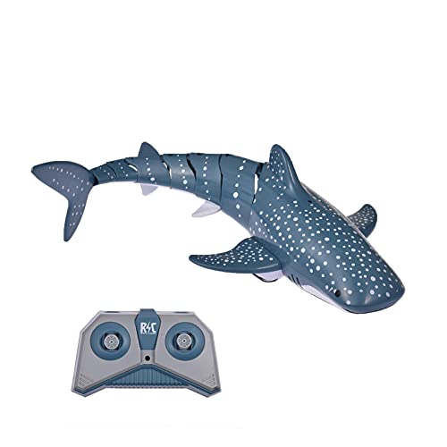 XIANLIAN 2,4 G ferngesteuertes Hai-Spielzeug, Maßstab 1:18, hohe Simulation Hai, ferngesteuertes Boot für Schwimmbad, Strand, Elektroboot Spielzeug für Kinder, Jugendliche