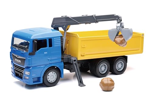 NewRay Man TGX Dump Truck with Crane Maßstab 1:18