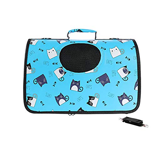 Transporttasche für Katzen, bequem, tragbar, leicht, weich, Netzstoff, mit verstellbarem Gurt, TSA-zugelassen für kleine Hunde, Katzen und Welpen