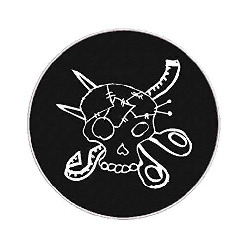 Wolfszeit Custom Color Patch - Rückenaufnäher mit deinem Logo/Bild individuell bedruckt (schwarz/weiß)