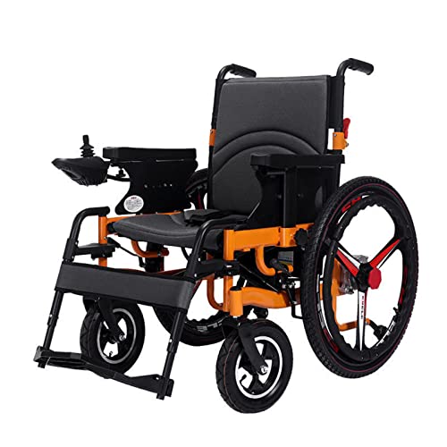Elektrischer Rollstuhl Dual Motor Long Range 500w Faltbar, Max Range 15.5 Meilen, 24'' Hinterräder All Terrain Wetterfester Sportrollstuhl, Für Erwachsene Ältere