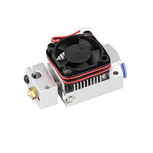 Aqxycvb 12V/24V Extruder 2 In 1 Out 2 Farben Hotend mit Titan/Bulldog Extruder for 3D Drucker I3 (Color : Only Extruder, Size : 24V)