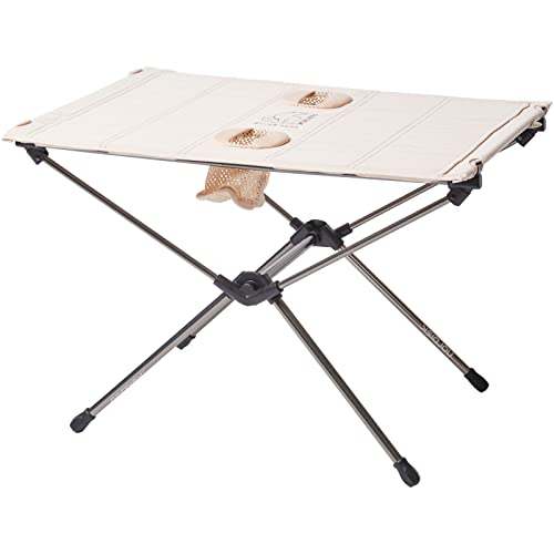 Nordisk Risskov Table Braun - Kleiner platzsparender Outdoor Tisch, Größe One Size - Farbe Sandshell