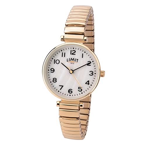 Limit Ladies Analogue Watch with MOP dial and Expander Bracelet.