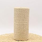 LINFA 500G / Lot Sommer Raffia Stroh   Stricken Häkeln Strickwaren Wollgarn Hüte Taschen Körbe Garn Für Handstrickzubehör, beige