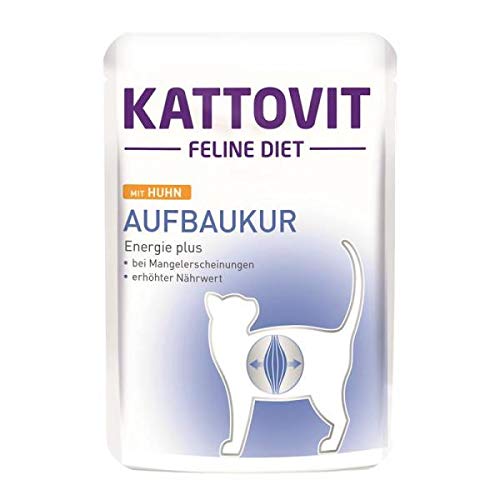 Finnern KATTOVIT Aufbaukur Huhn | 24x 85g Katzenfutter bei Untergewicht