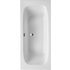 Ottofond Körperform-Badewanne Malta 180 cm Weiß