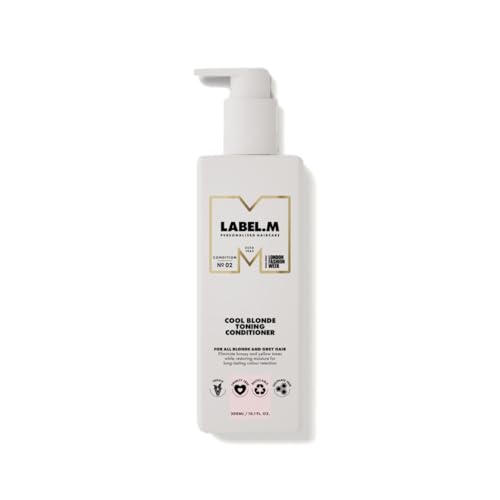 Cool Blonde Toning Conditioner: Sulfate & Paraben-Free, Enhance Silver Tones & Boost Shine - Gentle, Color-Safe Treatment for Blonde, Gray, & Highlighted Hair - Vegan, Cruelty-Free, Eco-Friendly 300 mL