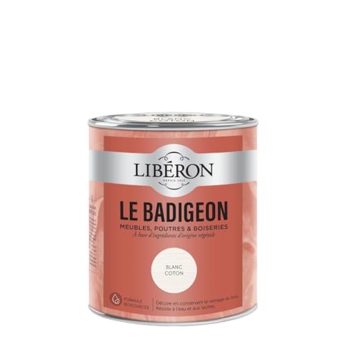 Libéron Le Badigeon Möbel, Balken und Holzvertäfelungen, Baumwolle, 0,75 l, Weiß