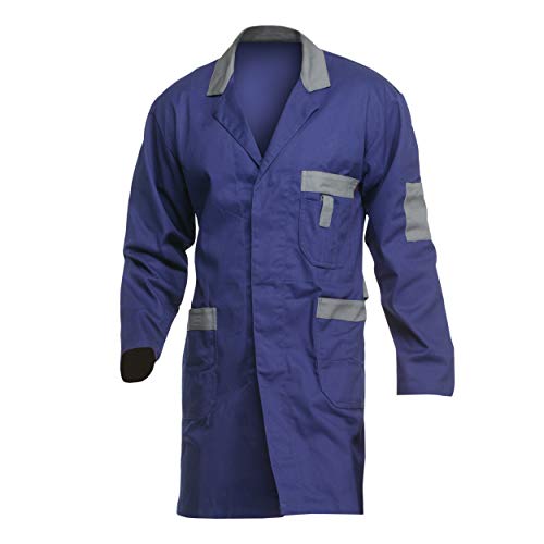 Arbeitsmantel Charlie Barato® Profi Line kornblau - Arbeitskittel für Handwerker Größe 48