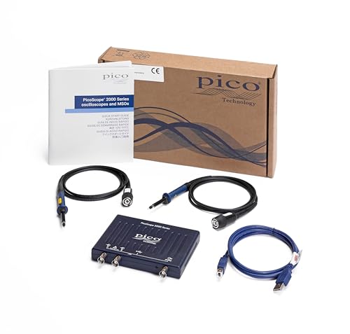 Pico Technology PicoScope 2206B 2-Kanal Oscillosocpe 50MHz USB PC Digital Handheld Oszilloskop mit Sonden