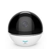 EZVIZ WLAN Überwachungskamera Innen, 355°/50° Schwenkbare WiFi IP Kamera mit Zwei-Wege Audio, Smart Tracking und Privatem Modus, 1080P Full HD, funktioniert mit Alexa, C6T weiß
