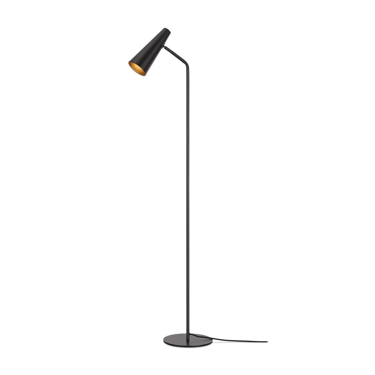 Markslöjd PEAK Floor Lamp by Metal Floor Lamp for Living Room (Black)