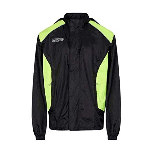 Rider-Tec Regen Jacke rt-3071-j, schwarz/gelb, Größe XL