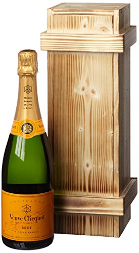 Veuve Clicquot Brut Yellow Label in Holzkiste (1 x 0.75 l)