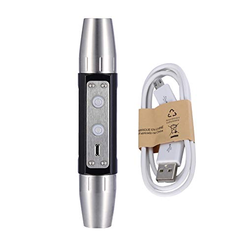 Qinlorgon Jade Appraisal Light, DX6 USB Wiederaufladbare 6-Lichter Expert Jade Flashlight Bright Torch für Schmuckbewertung