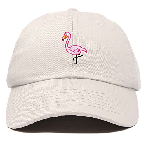DALIX Flamingo Hat Damen Baseball Cap, Beige, Einheitsgröße