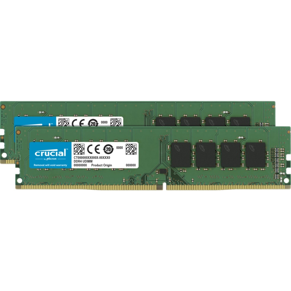 Crucial CT2K8G4DFRA32A 16GB (8GB x2) Speicher Kit (DDR4, 3200 MT/s, PC4-25600, DIMM, 288-Pin)