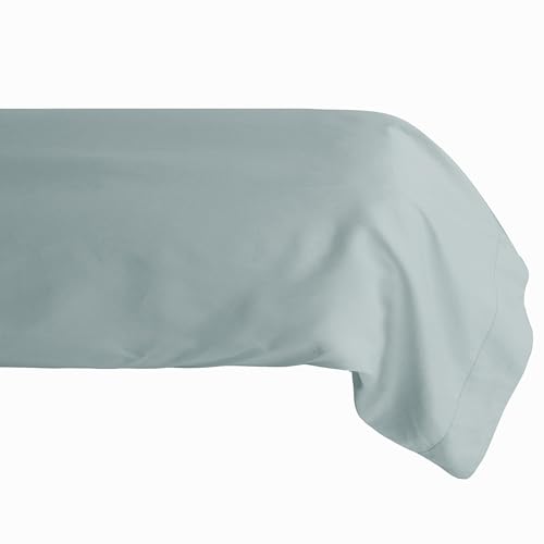 Kissenbezug für Nackenrolle, 43 x 190 cm, Baumwollperkal, Hellgrün