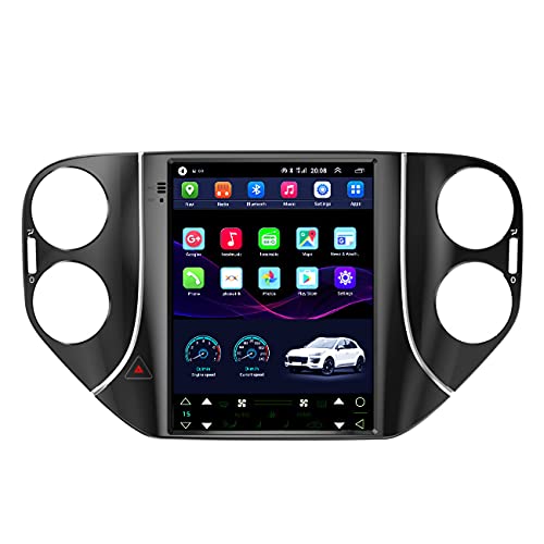 Android 10 VE cal Bildschirm Autoradio für VW Volkswagen Tiguan 2010-2016, Multimedia-Navigation GPS-Stereo 2 ohne DVD,4g+wifi 2g+32g