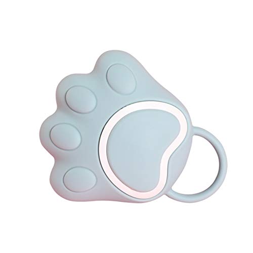 Katze Tatze Baby-Duschbürste Schnell schäumend Silikon-Scrubbing-Artefakt Ganzkörper-Massage Spa-Bürste Badezimmer-Zubehör (Color : Blue)