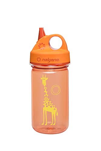 Nalgene Grip-n-Gulp Sustain Trinkflaschen Orange Giraffe 0,35 L