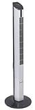 Bestron Design-Turmventilator mit Schwenkfunktion, Höhe: 107 cm, 50 W, Schwarz/Grau