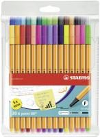 Stabilo® Fineliner point 88® - Etui, mit 30 Stiften; Packungsinhalt: 30 Stifte