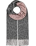 FRAAS Cashmink-Schal im Animal-Style - 35 x 200 cm - Made in Germany für Damen Rose