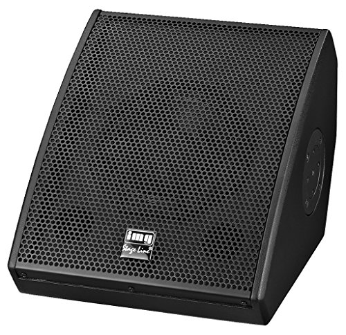 IMG STAGELINE PAK-308M/SW Aktive Universal PA-Lautsprecherbox mit DSP, 370 W schwarz