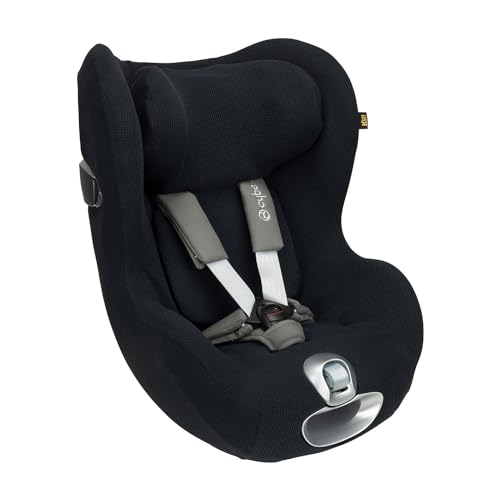 UKJE Schutzabdeckung kompatibel mit Cybex Sirona Z und Sirona T i-size - Autositzbezüge für Kinder - Autositzbezug für Kinder (Schwarz)