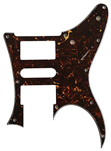 Gitarrenteile für Ibanez RG 350 EX Style Linkshänder-Gitarren-Pickguard (4-lagig, braune Schildkröte)