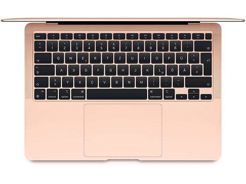 APPLE MacBook Air (M1,2020) MGND3D/A, Notebook mit 13,3 Zoll Display, 8 GB RAM, 256 SSD, M1 GPU, Gold